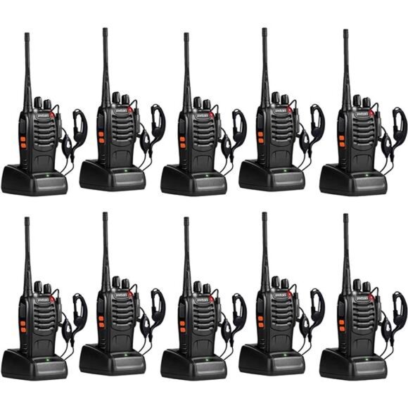 Walkie Talkies for Adults Two Way Radios Long Range with Headphones,16 Channel - Picture 1 of 7